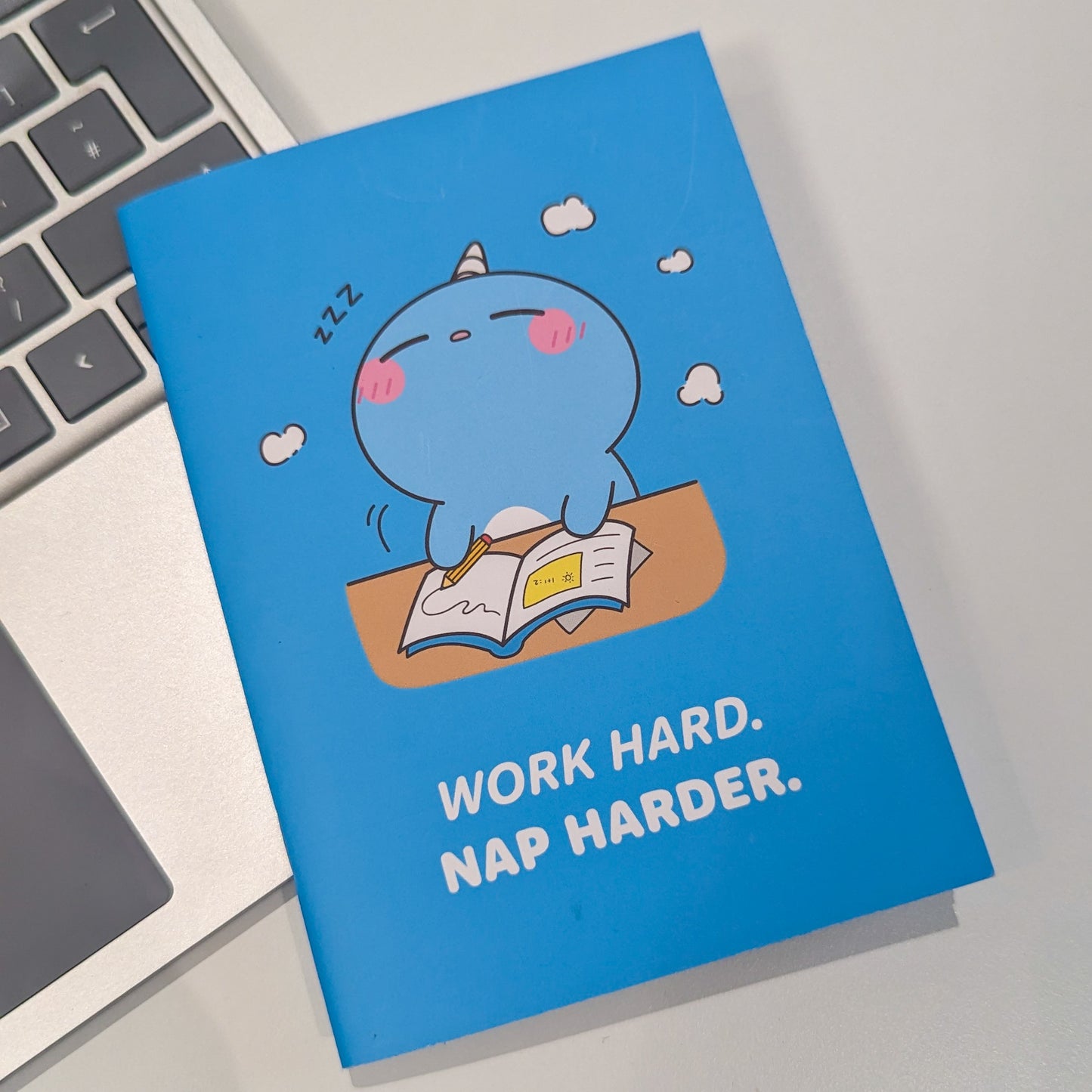 Mini Notebook - Nap Harder (Blue)