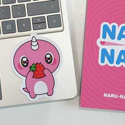 Vinyl Sticker - Pink Strawberry