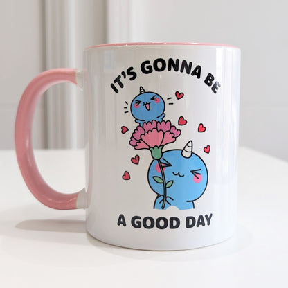 Motivational Mug - Good Day! (Pink)